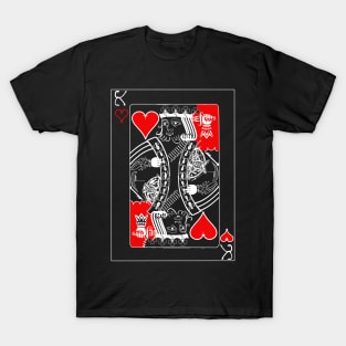 King of Fishing is a Heart. T-Shirt